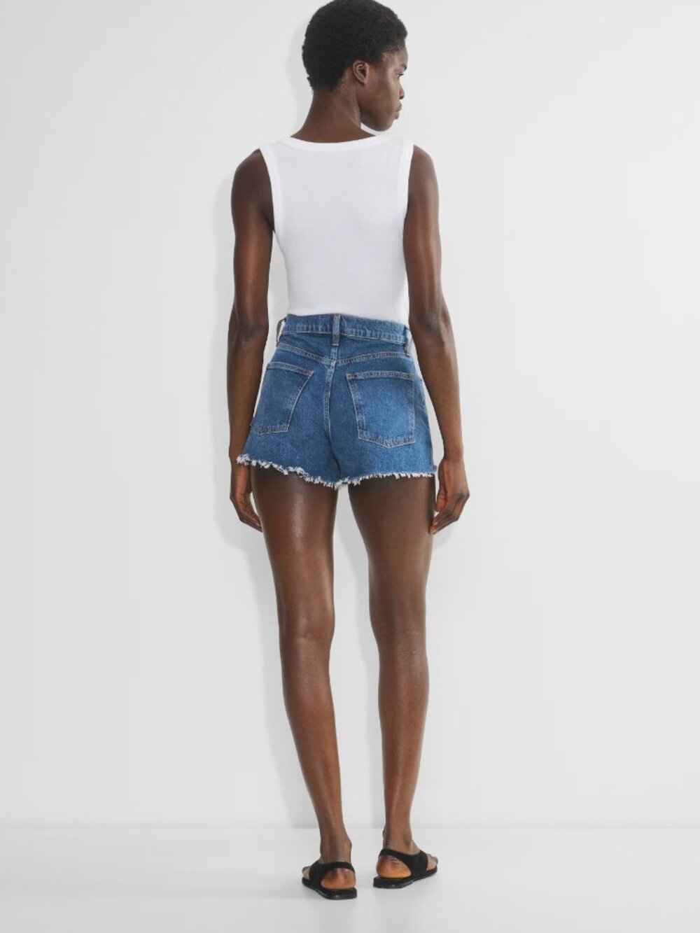 Denim Forum JODIE CURVE-FIT HI-RISE MINI from Aritzia - Picture 3 of 6